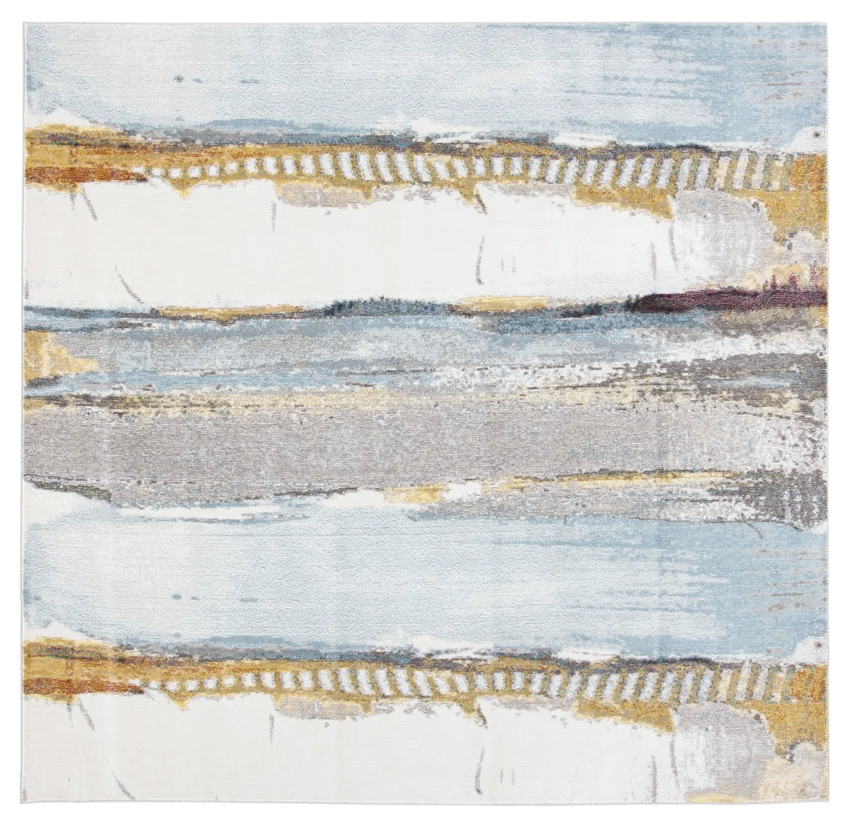 Safavieh Aria 6'-5" x 6'-5" Rug in Ivory / Light Blue