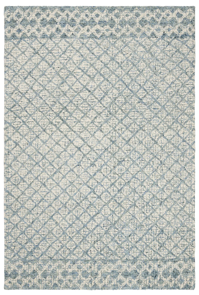 Safavieh Abstract 3'-0" x 5'-0" Rug in Blue / Ivory