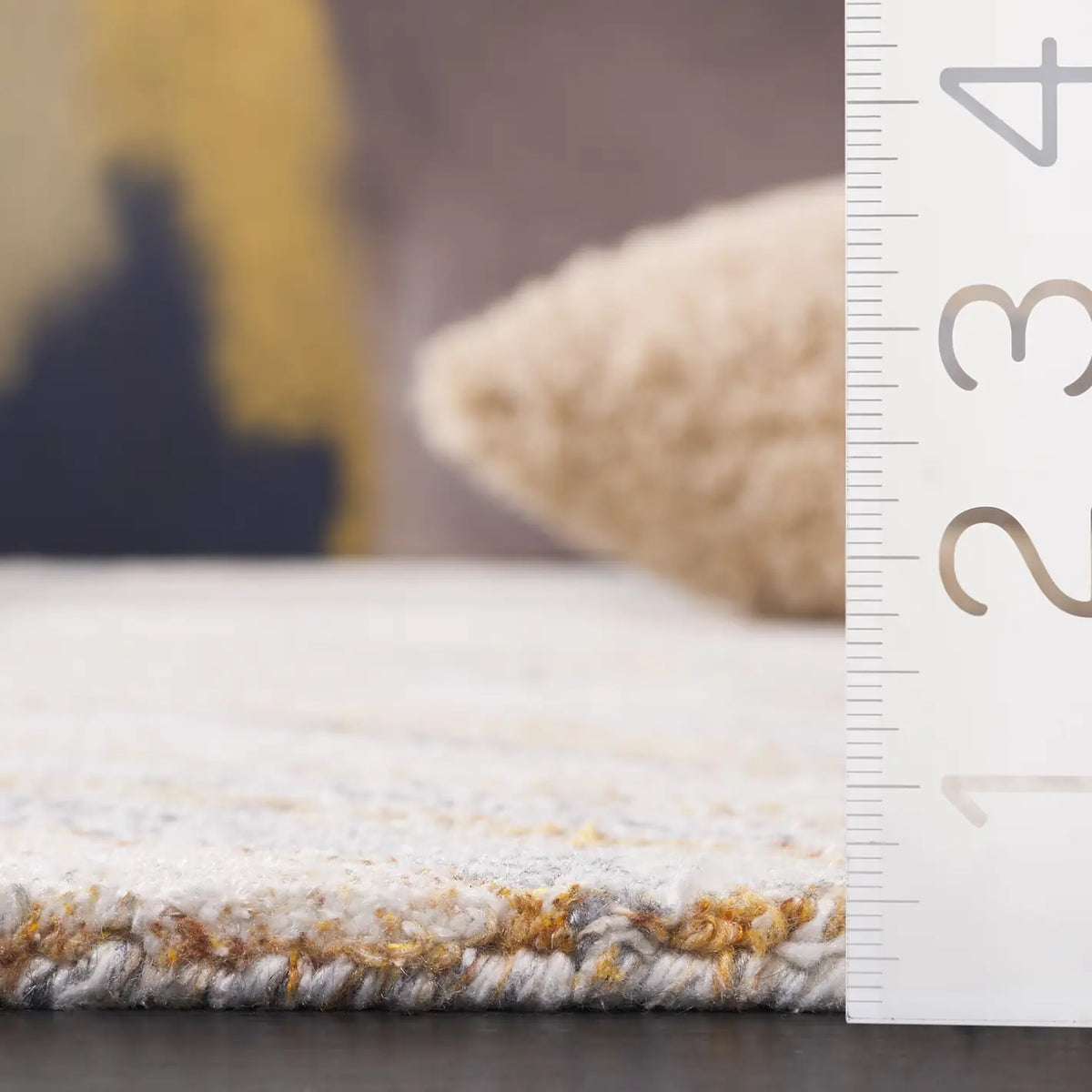 Safavieh Abstract 4'-0" x 6'-0" Rug in Grey / Rust