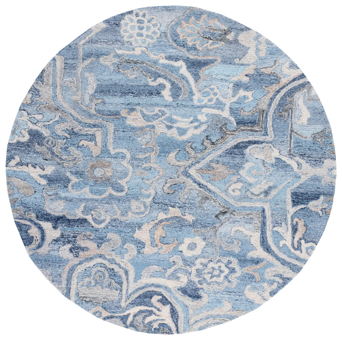 Safavieh Marquee 5'-0" x 5'-0" Rug in Blue / Grey