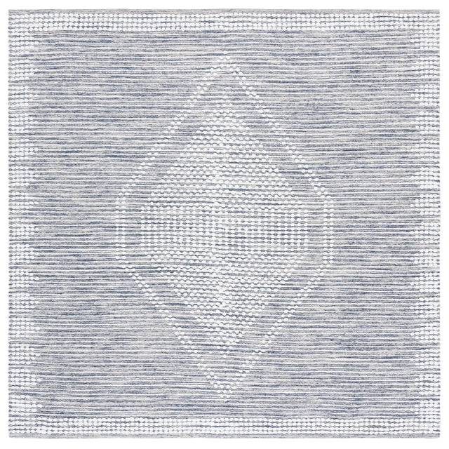 Safavieh Montauk 6'-0" x 6'-0" Rug in Navy / Ivory