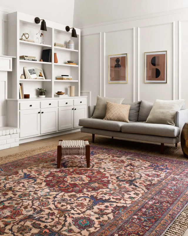 Loloi Loren Lq-11 Sand / Multi Rugs - room scene 1
