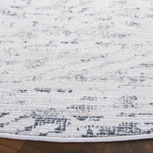 Safavieh Hunter 100 6'-7" x 6'-7" Rug in Ivory / Dark Grey