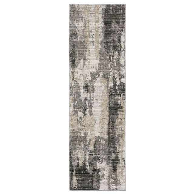 Oriental Weavers Sphinx Nebulous 4151N Grey/ Beige Rugs - runner