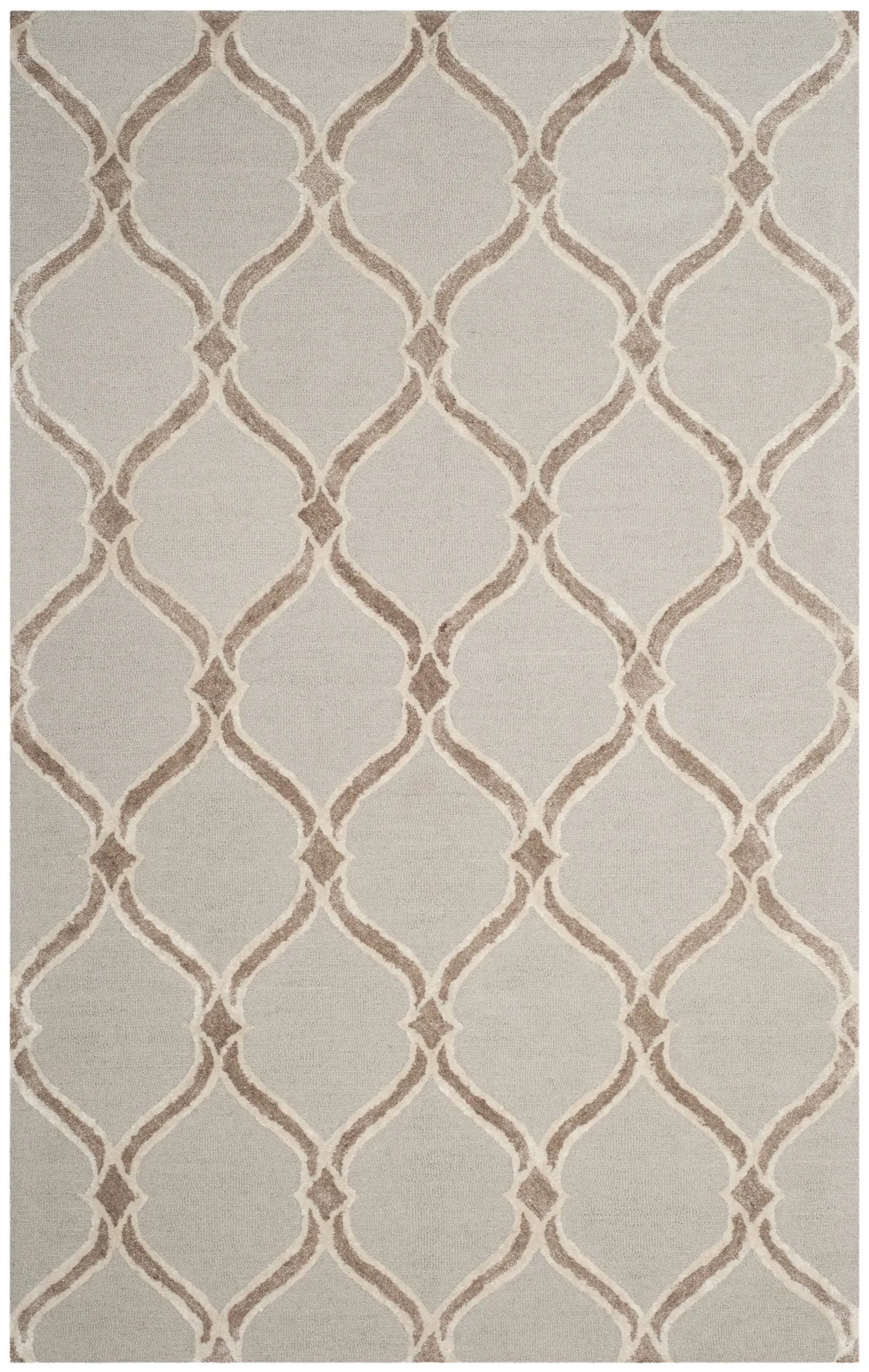 Safavieh Manchester 5'-0" x 8'-0" Rug in Taupe / Ivory
