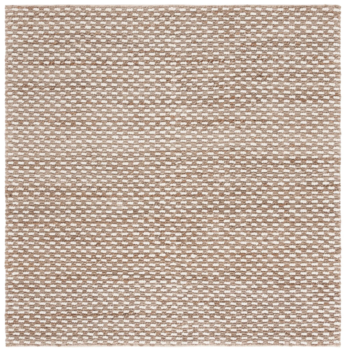Safavieh Natural Fiber 6'-0" x 6'-0" Rug in Natural / Grey