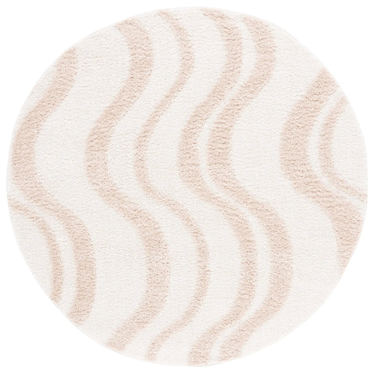 Safavieh Norway 6'-7" x 6'-7" Rug in Beige / Ivory