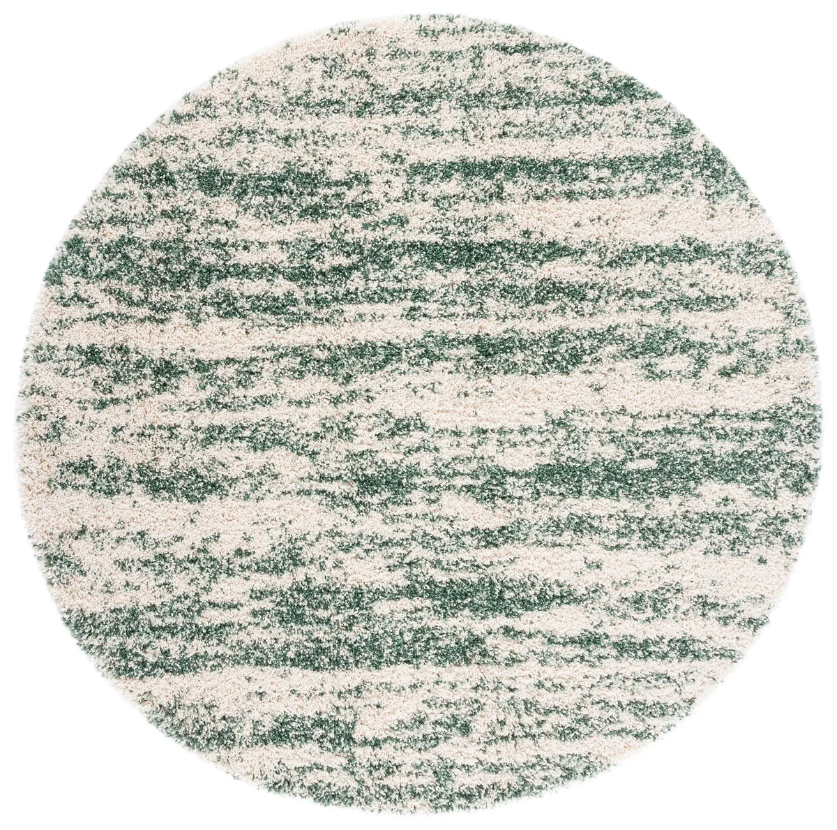 Safavieh Hudson Shag 10'-0" x 10'-0" Rug in Ivory / Green