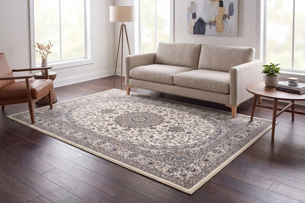 Dynamic Rugs Ancient Garden 57119 Ivory Rugs - Room