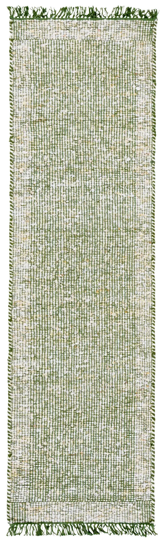Safavieh Natura 2'-3" x 8'-0" Rug in Green / Ivory