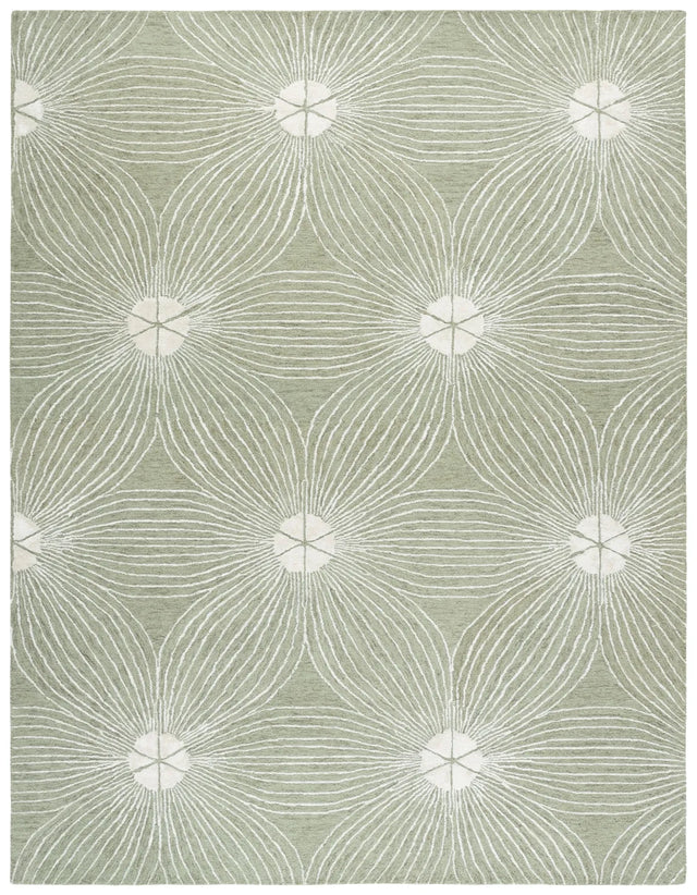 Safavieh Glamour 8'-0" x 10'-0" Rug in Sage / Ivory