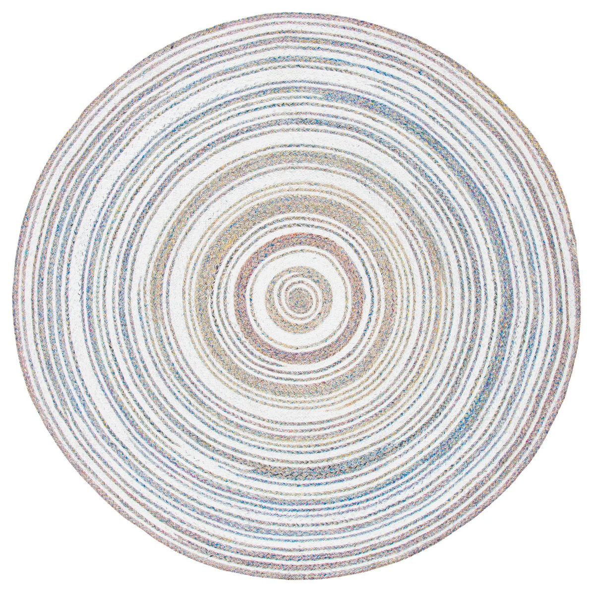 Safavieh Cape Cod 5'-0" x 5'-0" Rug in Ivory / Pink