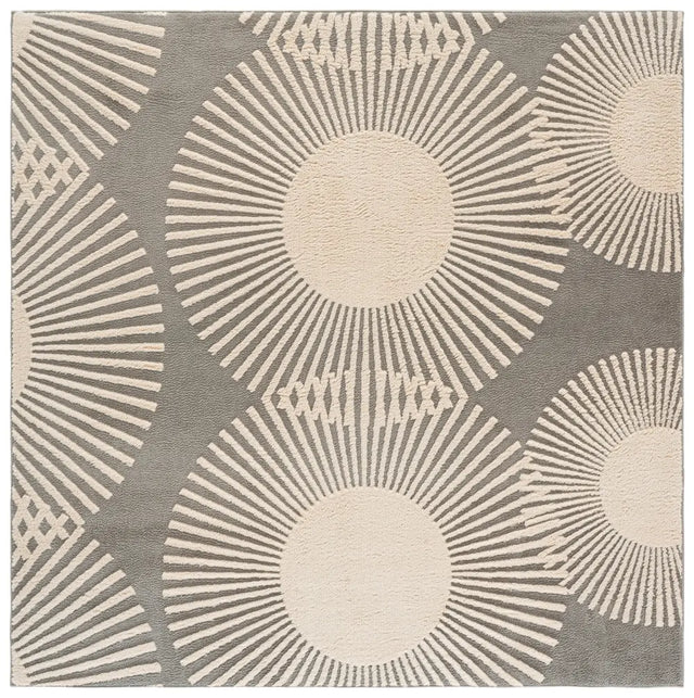 Safavieh Versailles 6'-0" x 6'-0" Rug in Grey / Beige