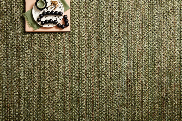 Loloi Lily Lil-01 Green Rugs - styled aerial 1