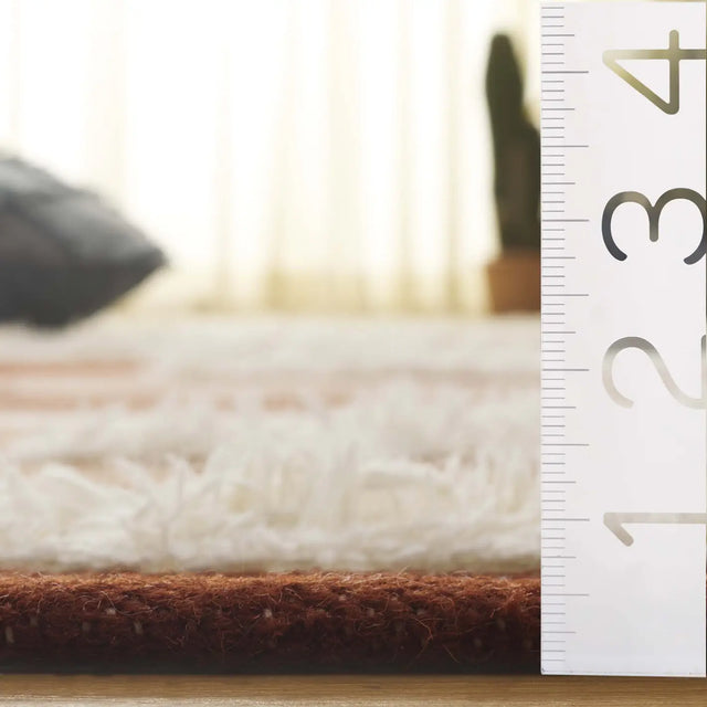 Safavieh Kenya 4'-0" x 6'-0" Rug in Rust / Ivory