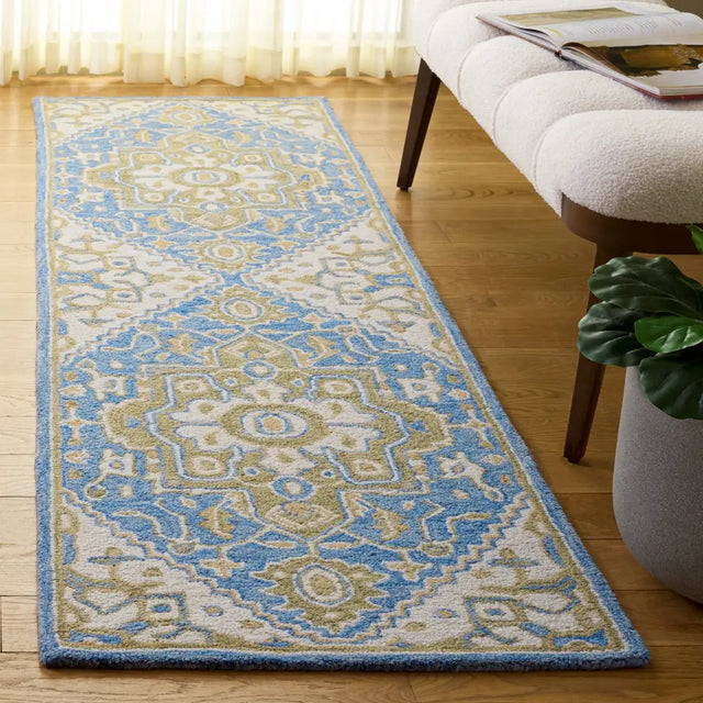 Safavieh Metro 2'-3" x 8'-0" Rug in Blue / Beige