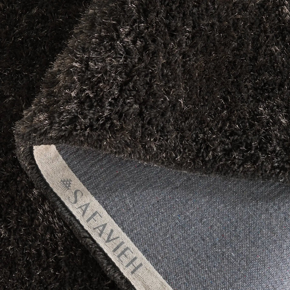 Safavieh Sg-Sbs-South Beach Shag 5'-0" x 8'-0" Rug in Charcoal