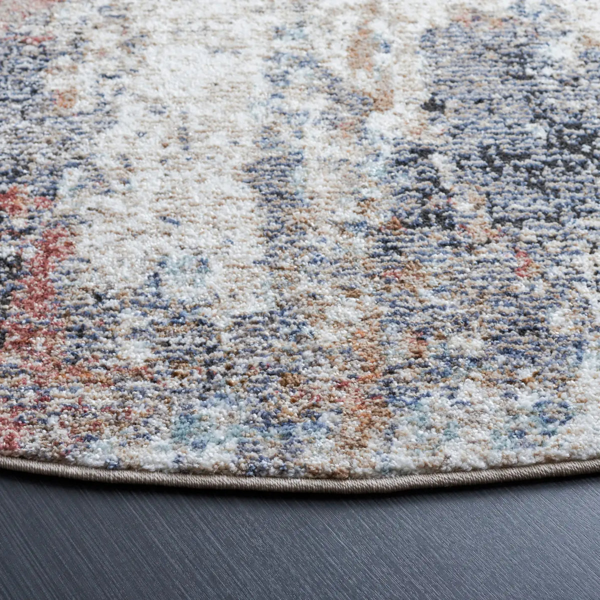Safavieh Jasmine 5'-3" x 5'-3" Rug in Ivory / Blue