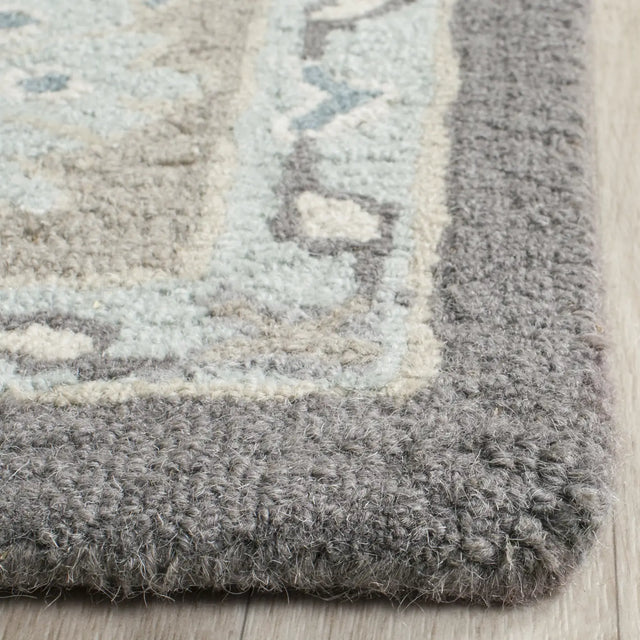 Safavieh Blossom 10'-0" x 14'-0" Rug in Dark Grey / Light Brown