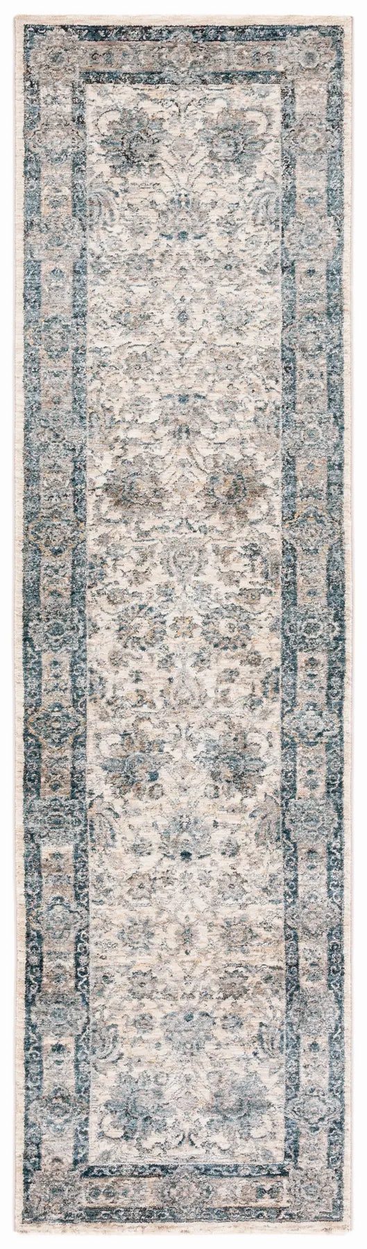 Safavieh Valencia 2'-0" x 8'-0" Rug in Ivory / Blue