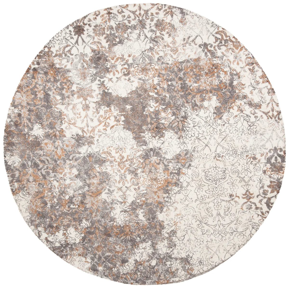 Safavieh Expression 6'-0" x 6'-0" Rug in Ivory / Grey