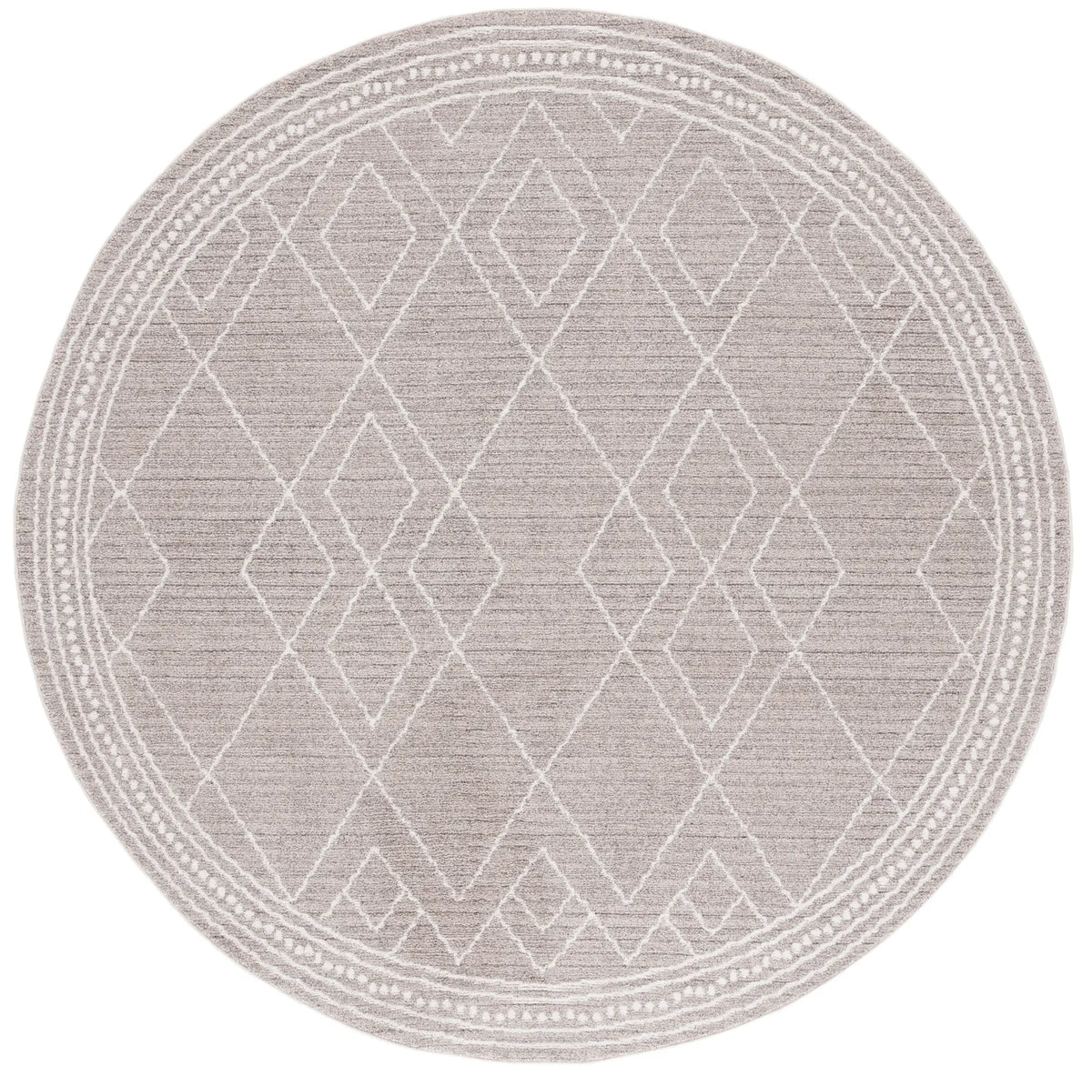 Safavieh Jade 100 6'-7" x 6'-7" Rug in Beige / Ivory