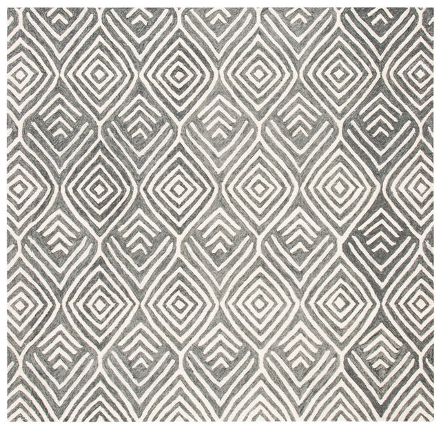Safavieh Blossom 6'-0" x 6'-0" Rug in Ivory / Grey