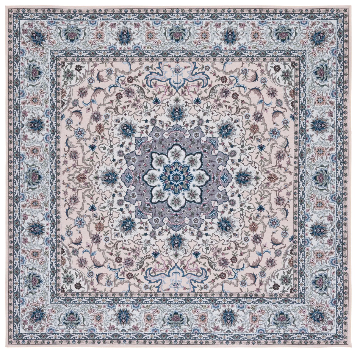Safavieh Tucson 6'-0" x 6'-0" Rug in Beige / Green