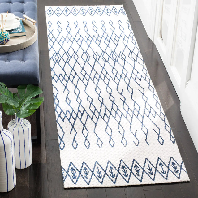 Safavieh Cedar Brook 2'-3" x 6'-0" Rug in Ivory / Navy