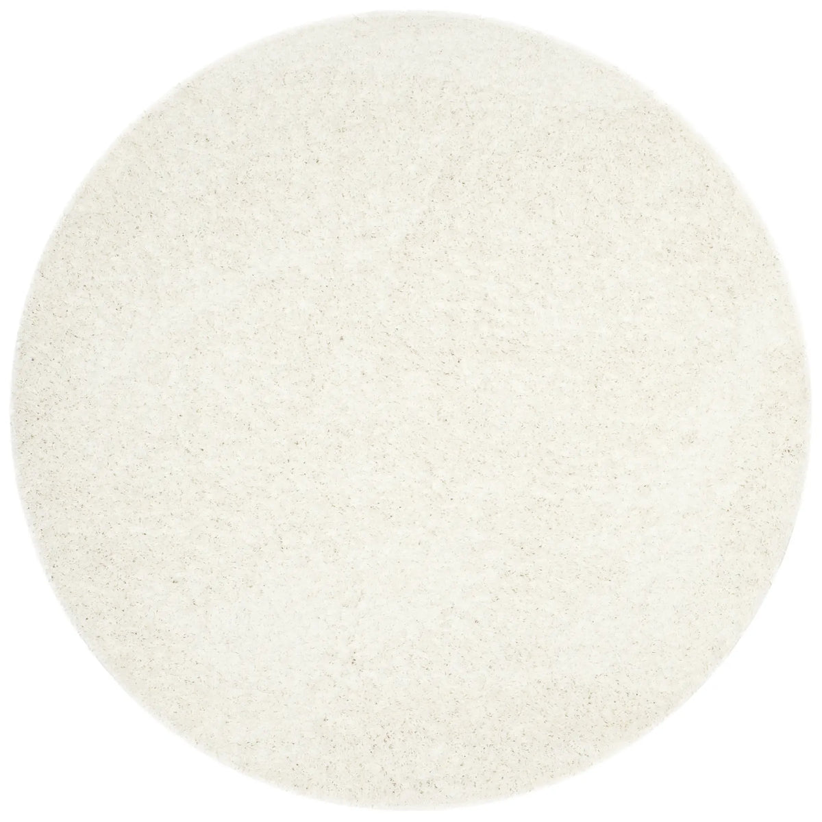 Safavieh Sga-Athens Shag 6'-7" x 6'-7" Rug in Off White
