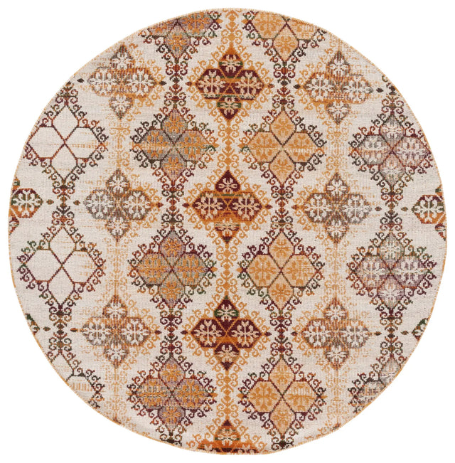 Safavieh Kilim 6'-0" x 6'-0" Rug in Ivory / Gold