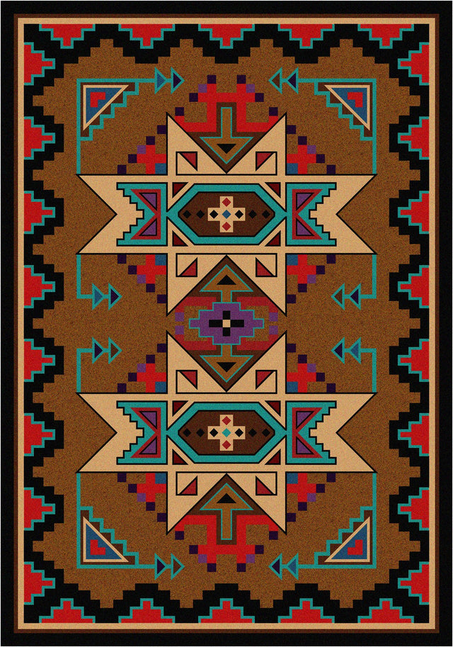 American Dakota Deep Gorge Bright Rug