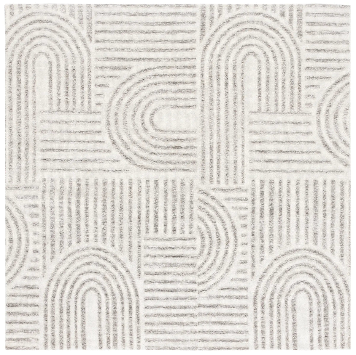 Safavieh Audrey 6'-0" x 6'-0" Rug in Ivory / Grey