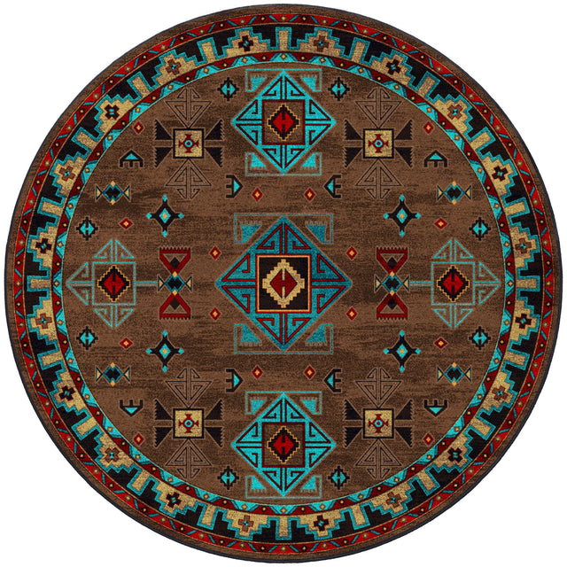 American Dakota Desert Diamond OKA Southwest Rug