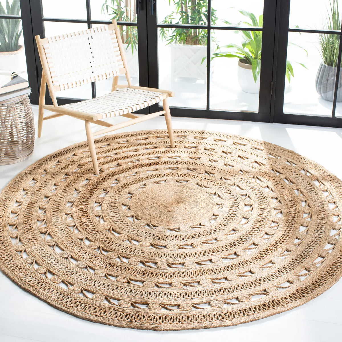 Safavieh Natural Fiber 10'-0" x 10'-0" Rug in Natural