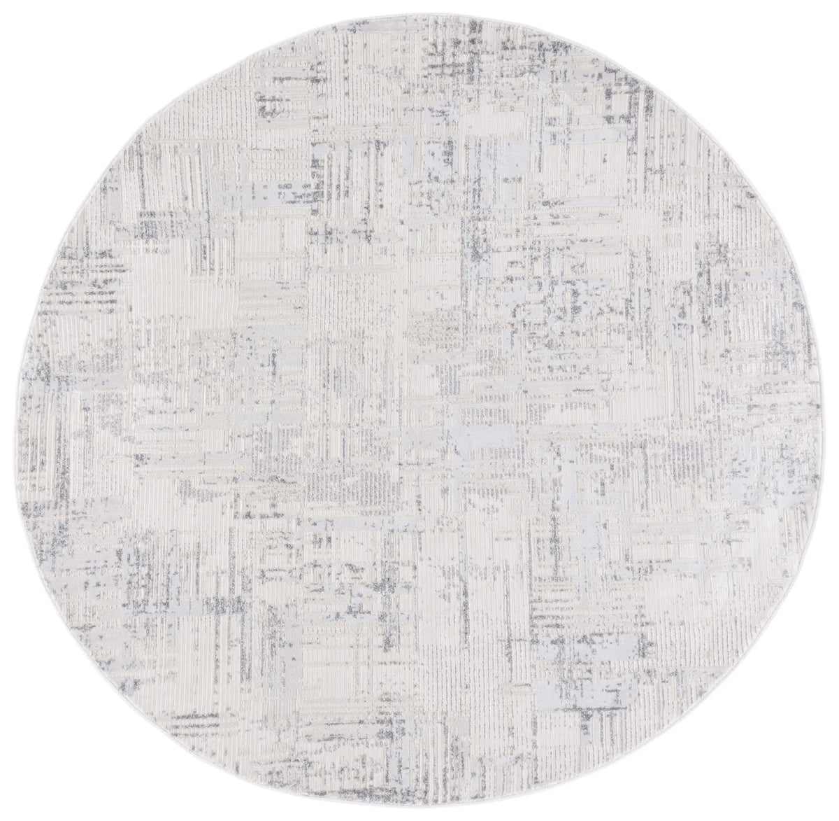 Safavieh Whisper 6'-7" x 6'-7" Rug in Light Grey / Beige