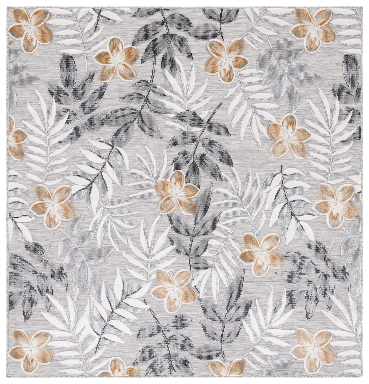 Safavieh Cabana 6'-5" x 6'-5" Rug in Grey / Ivory
