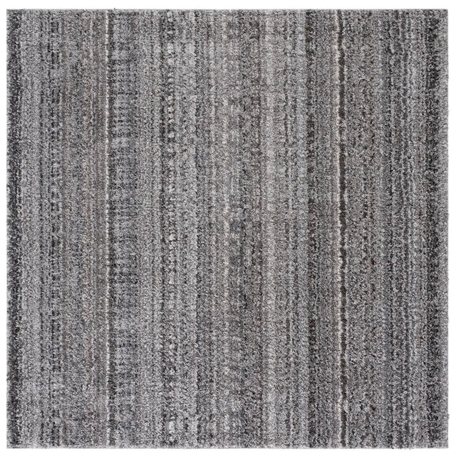 Safavieh Everett Shag 6'-7" x 6'-7" Rug in Grey / Beige
