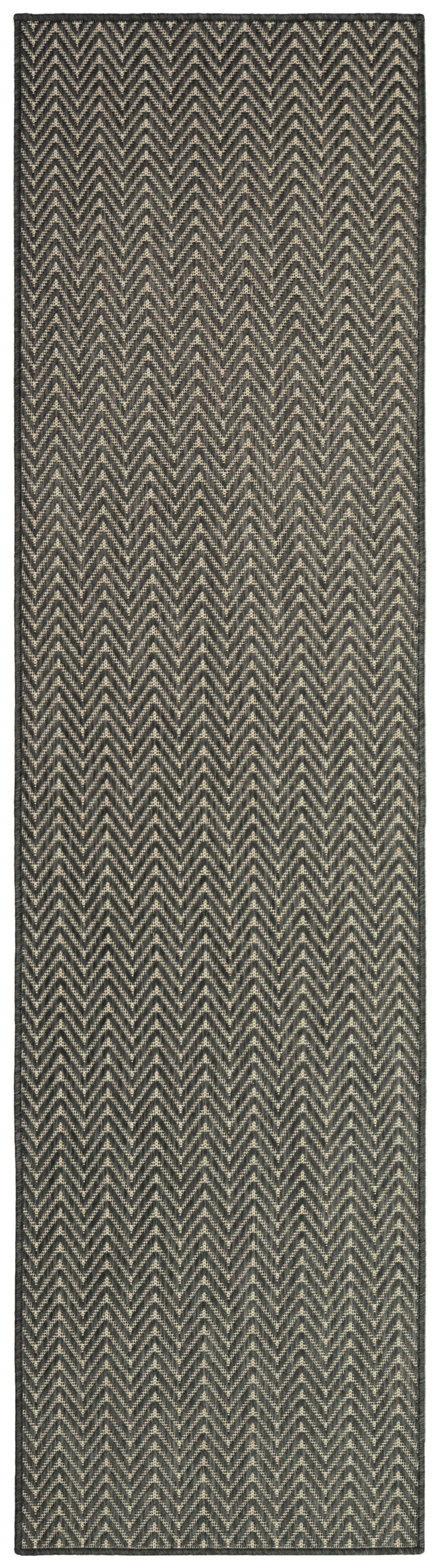 Nourison Horizon Indoor/Outdoor HOZ02 Charcoal Contemporary Area Rugs