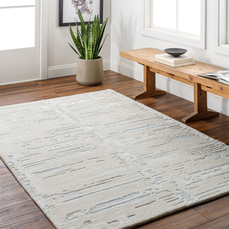 Surya Dreamscape Dsp-2304 Ash, Light Silver, Pale Slate Rug.