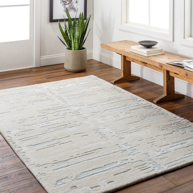Surya Dreamscape Dsp-2304 Ash, Light Silver, Pale Slate Rug.