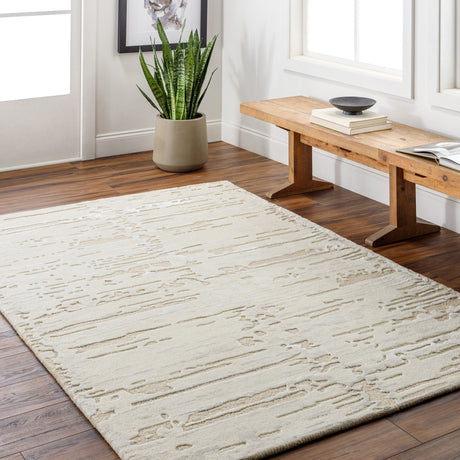 Surya Dreamscape Dsp-2308 Ash, Pearl, Light Silver, Khaki Rug.