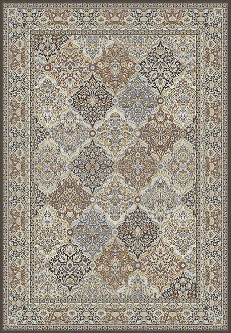 Dynamic Rugs Ancient Garden 57008 Brown/Blue Rug.