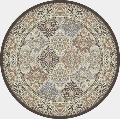 Dynamic Rugs Ancient Garden 57008 Brown/Blue Rug.