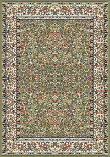 Dynamic Rugs Ancient Garden 57078 Green / Ivory Rugs.