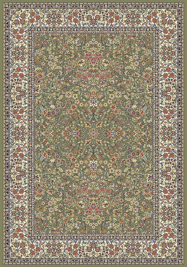 Dynamic Rugs Ancient Garden 57078 Green / Ivory Rugs.