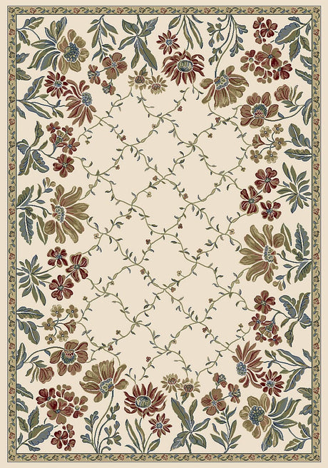 Dynamic Rugs Ancient Garden 57084 Ivory Rugs.