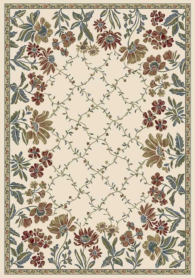Dynamic Rugs Ancient Garden 57084 Ivory Rugs.