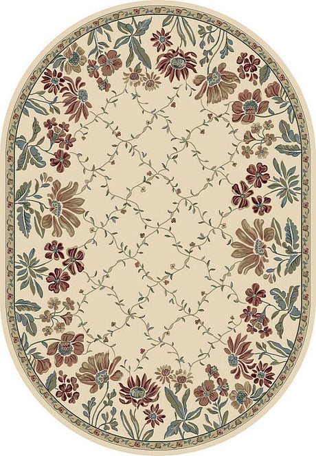 Dynamic Rugs Ancient Garden 57084 Ivory Rugs.