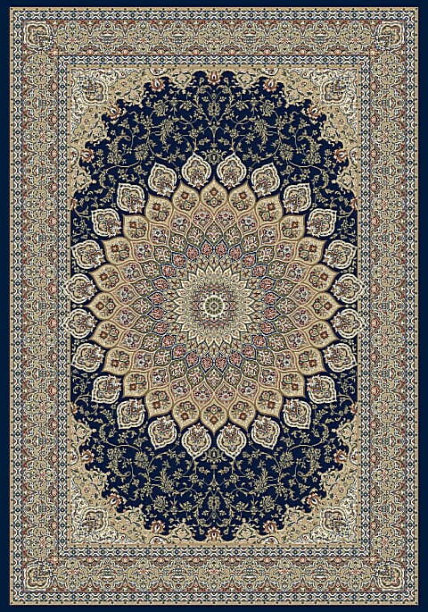 Dynamic Rugs Ancient Garden 57090 Navy Rugs.